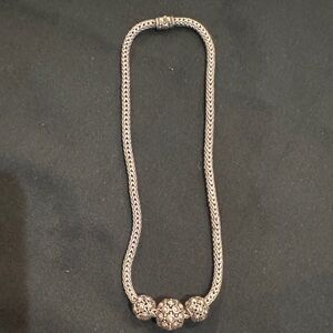 Vintage John Hardy Jaisalmer Trio Ball Necklace